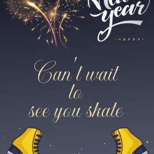 JBSKATE greeting cards new year