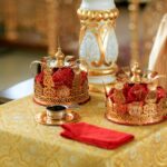 crowns on table